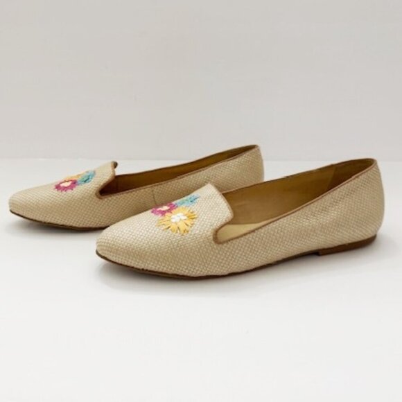 Jack Rogers Shoes - Jack Rogers Flower Embroidered Loafers Women's Size 8.5